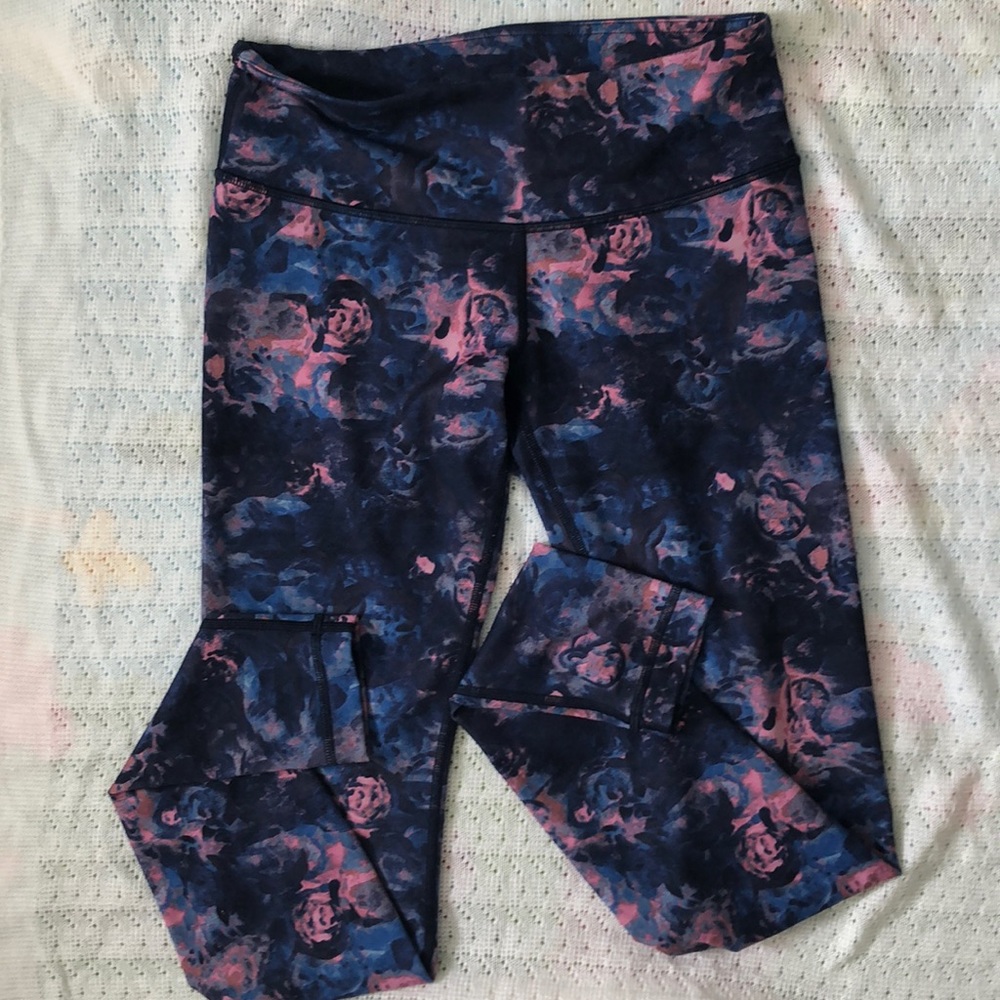Lulu lemon floral long tights